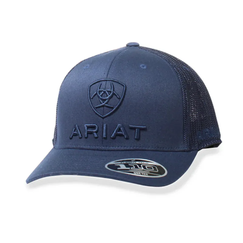 ARIAT 110 Logo (Navy) - Trucker Cap made by Ariat