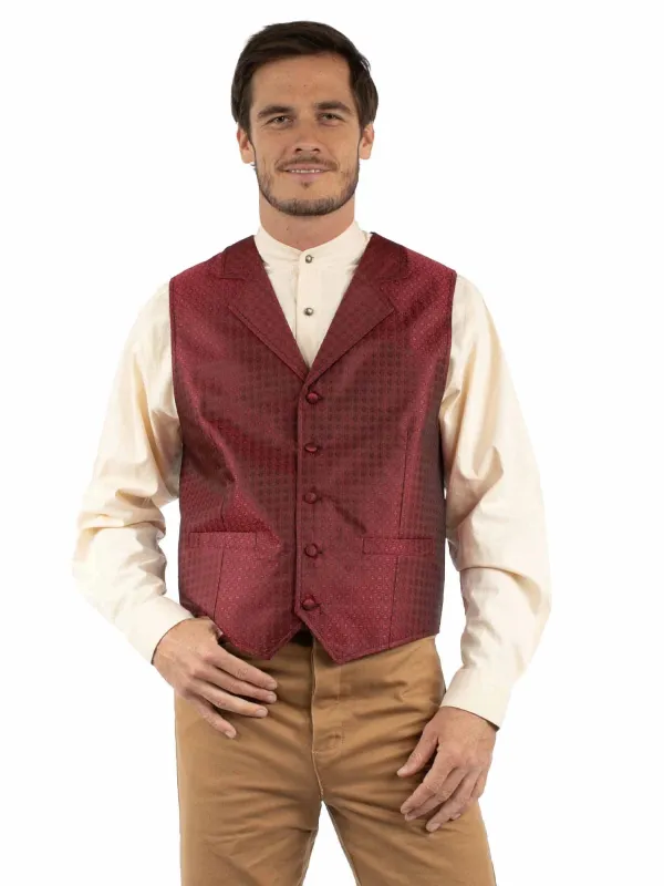Scully Garnet (RW361) – Men's Vest sold by Hat Country