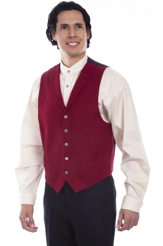 Scully Crimson (RW343) – Men's Vest sold by Hat Country