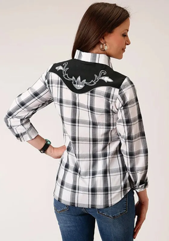 Roper 1505 Fancy Applique (Black) - Women's Western Shirt sold by Hat Country
