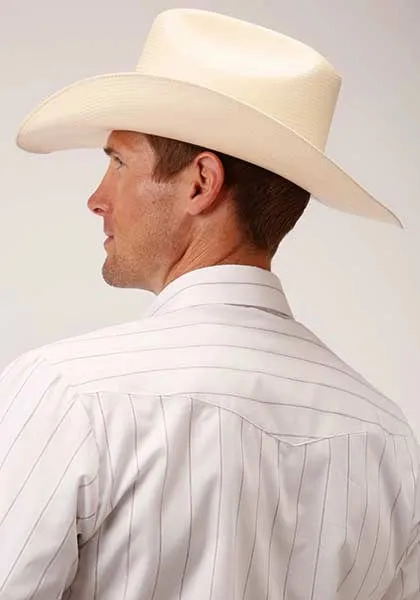 Roper 00248 Red Stripes (White) - Men's Western Shirt sold by Hat Country product image thumbnail 2