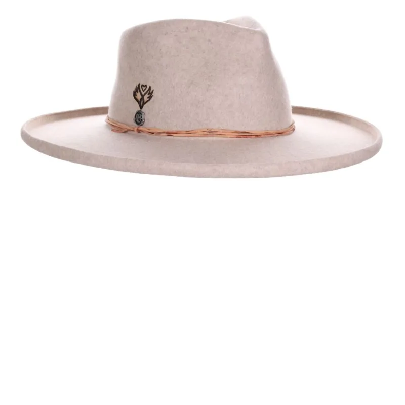Biltmore The Bones - Wide Brim Wool Felt fedora Hat made by Hat Country
