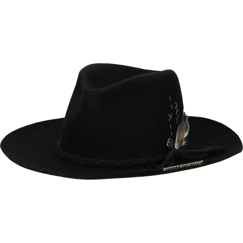 Biltmore Postino - Wide Brim Premium Wool Felt Fedora Hat sold by Hat Country
