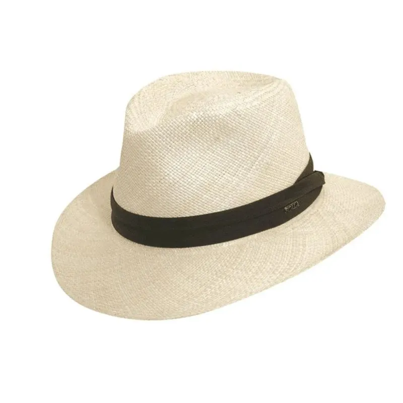 Scala Colt - Panama Straw Fedora Hat (Closeout) made by Scala