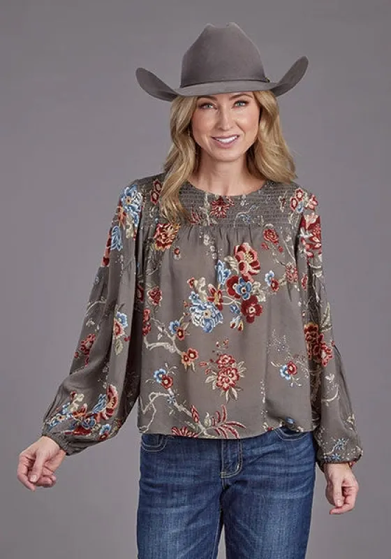 Stetson 2188 Vintage Peasant (Grey) - Women's Blouse sold by Hat Country