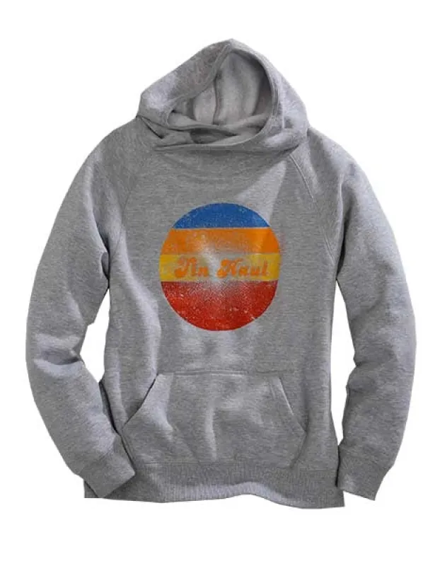 Tin Haul Multi Color Circle Logo (Grey) - Women's Hoodie Sweatshirt sold by Hat Country
