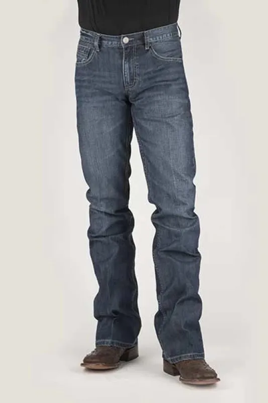 Tin Haul 1660 Jagger Fit (Dark Wash) - Men's Bootcut Jeans sold by Hat Country