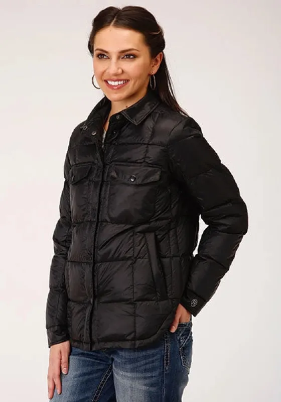Roper 1304 Parachute (Black) - Women's Nylon Jacket sold by Hat Country