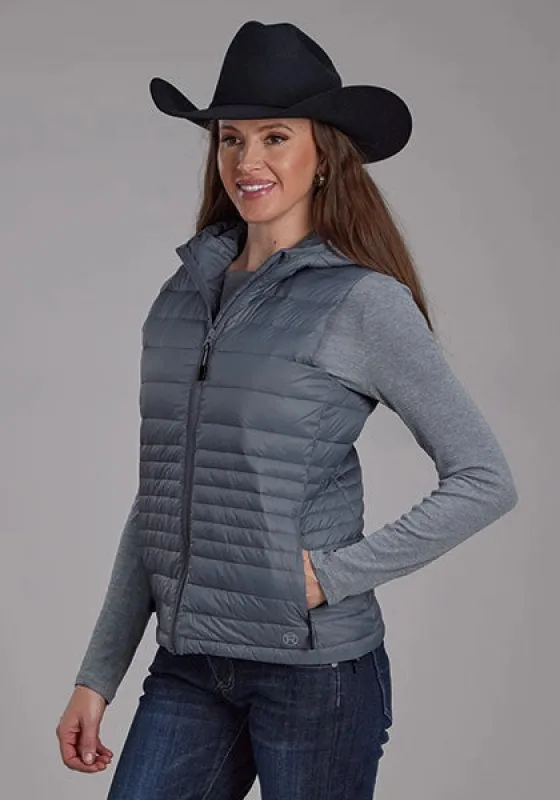 Roper 2165 Parachute (Steel) - Women's Nylon Vest sold by Hat Country