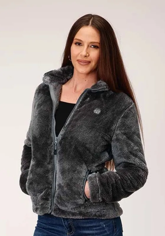 Roper 00938 Polar (Grey) - Women's Fleece Jacket sold by Hat Country