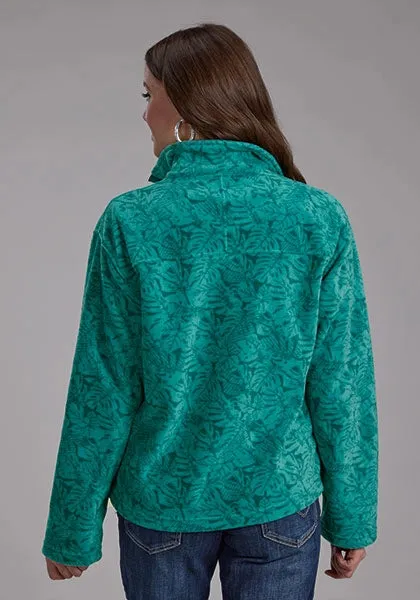 Roper 2322 Tropical Print (Green) - Women's Fleece Pullover sold by Hat Country product image thumbnail 2