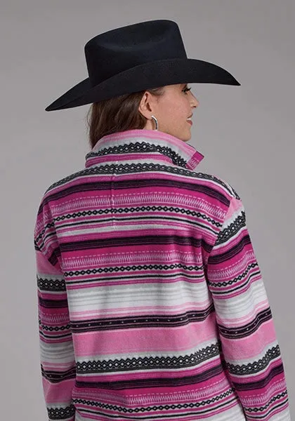 Roper 2322 Aztec (Pink) - Women's Fleece Pullover sold by Hat Country product image thumbnail 2