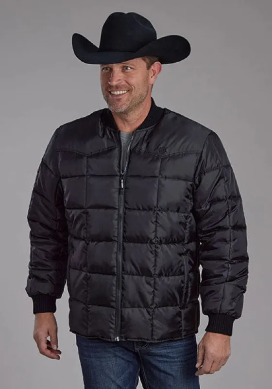 Roper 1473 Poly Filled (Black) - Men's Jacket sold by Hat Country