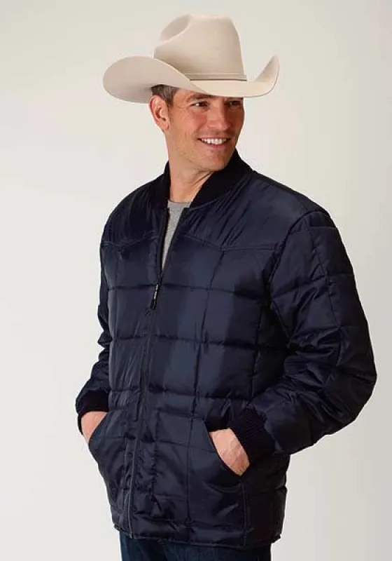 Roper 1473 Poly Filled (Navy) - Men's Jacket sold by Hat Country