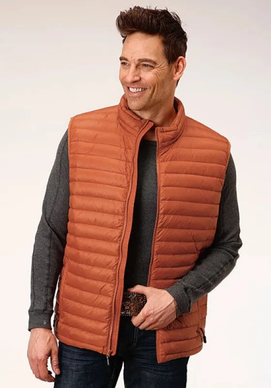 Roper 2165 Parachute (Orange) - Men's Nylon Vest sold by Hat Country