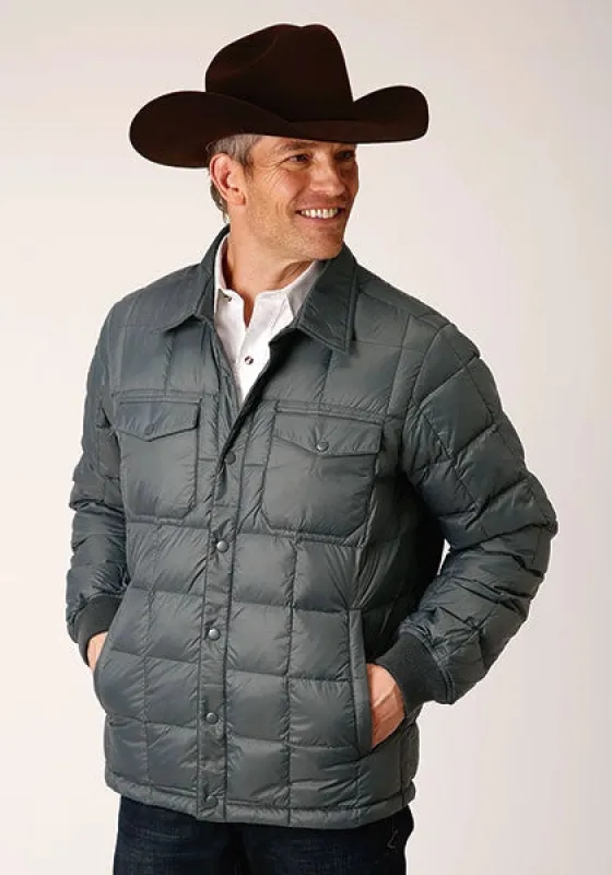 Roper 1744 Parachute (Sage) - Men's Nylon Jacket sold by Hat Country