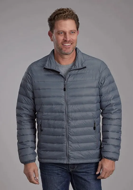 Roper 2165 Parachute (Blue) - Men's Nylon Jacket made by Roper
