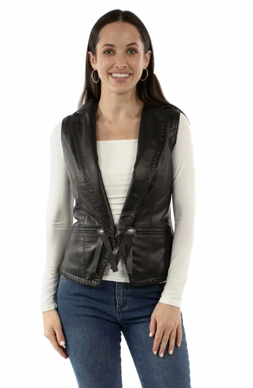 Scully Anika (L1161 Lambskin Leather) – Women’s Vest sold by Hat Country
