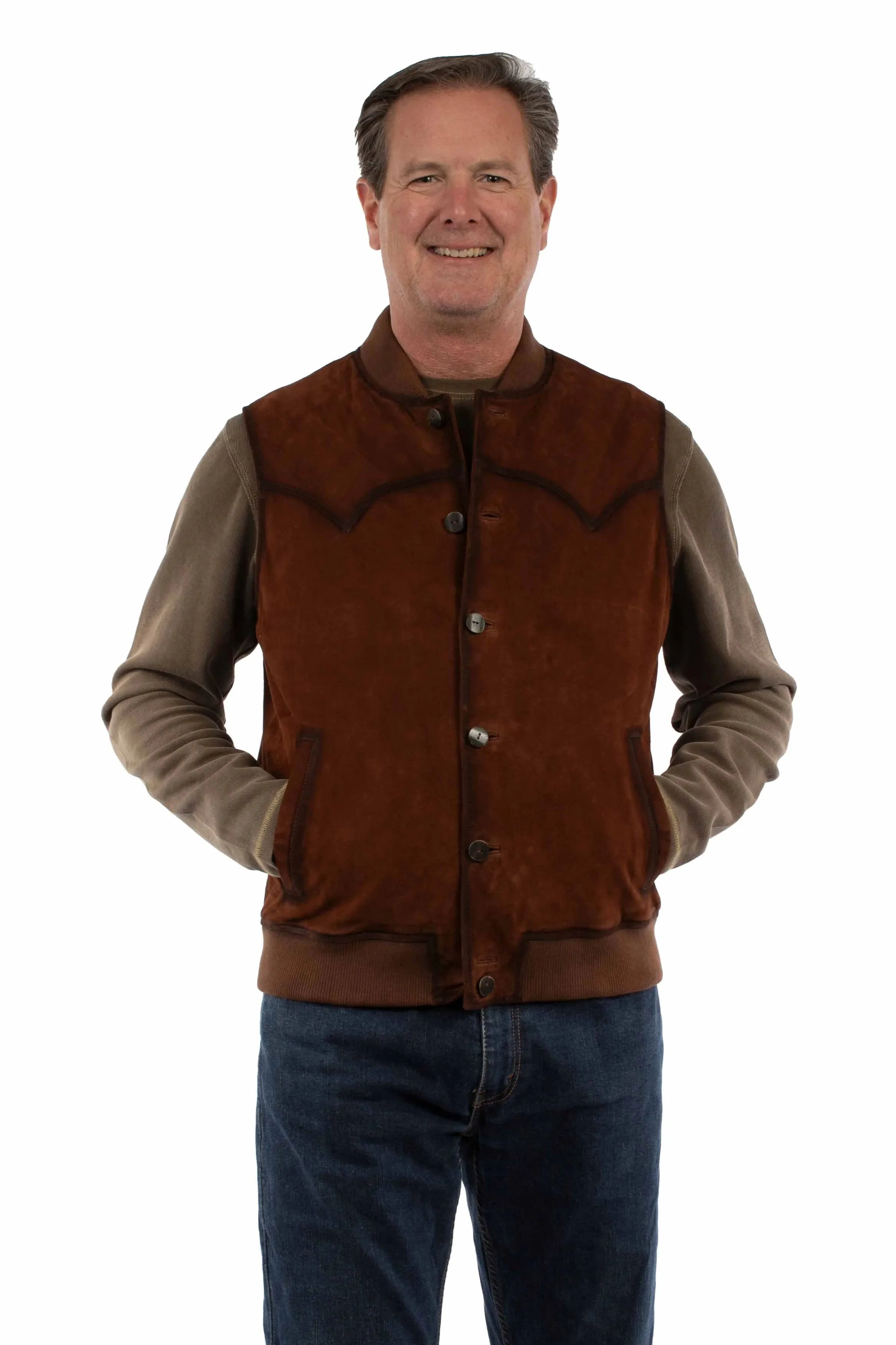 Scully Cheyenne (2117 Suede) – Men's Vest sold by Hat Country