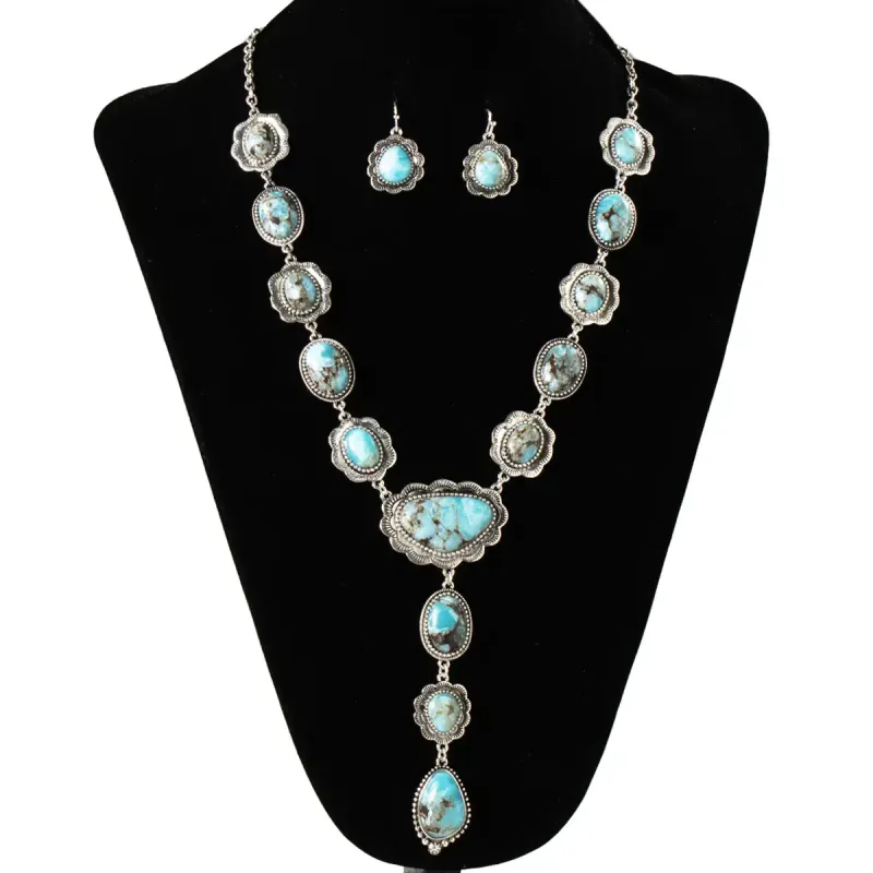 Canyon Sky - Women's Necklace and Earrings Set made by Hat Country