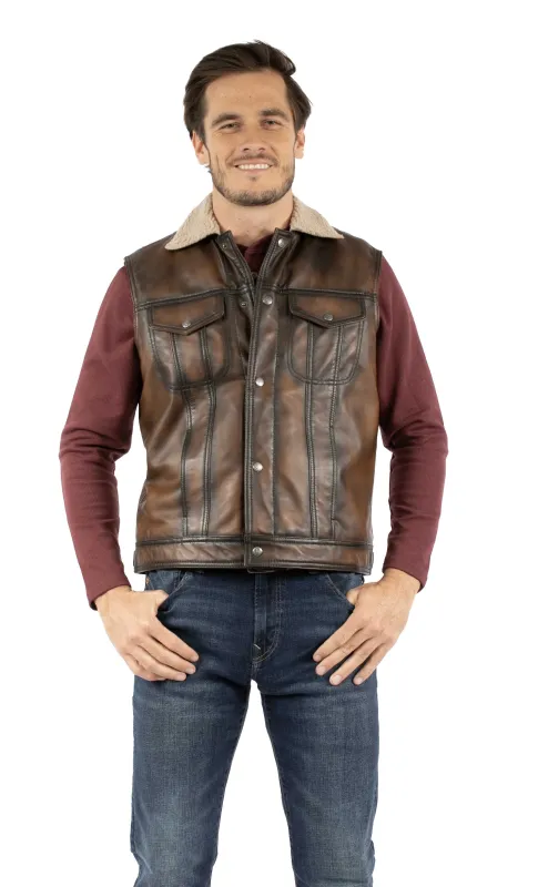 Scully Riverton (2090 Leather) – Men's Vest sold by Hat Country
