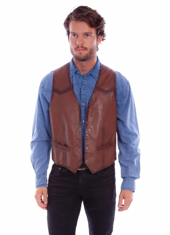 Scully Amarillo (2053 Leather) – Men's Vest sold by Hat Country