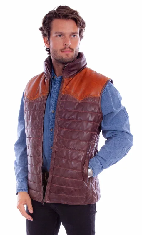 Scully Casper (2043 Leather) – Men's Vest sold by Hat Country