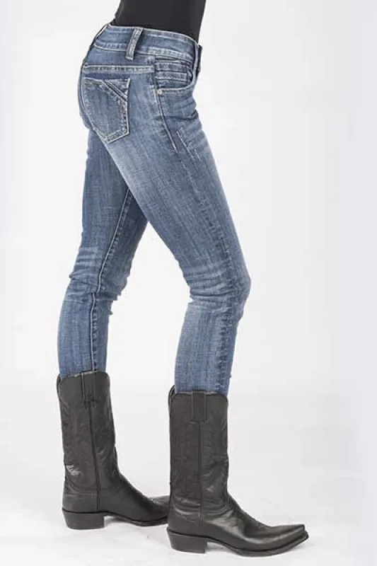 Stetson 503 Skinny Fit (Light Wash) - Women's Jeans sold by Hat Country