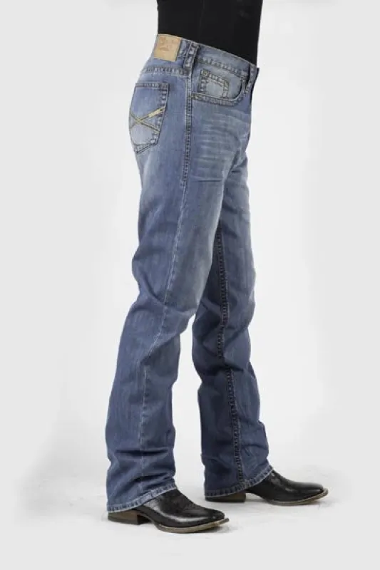 Stetson 1520 Fit Tacking (Light Wash) - Men's Jeans sold by Hat Country