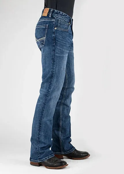 Stetson 1015 Rocker Stretch Fit (Medium Wash) - Men's Jeans sold by Hat Country
