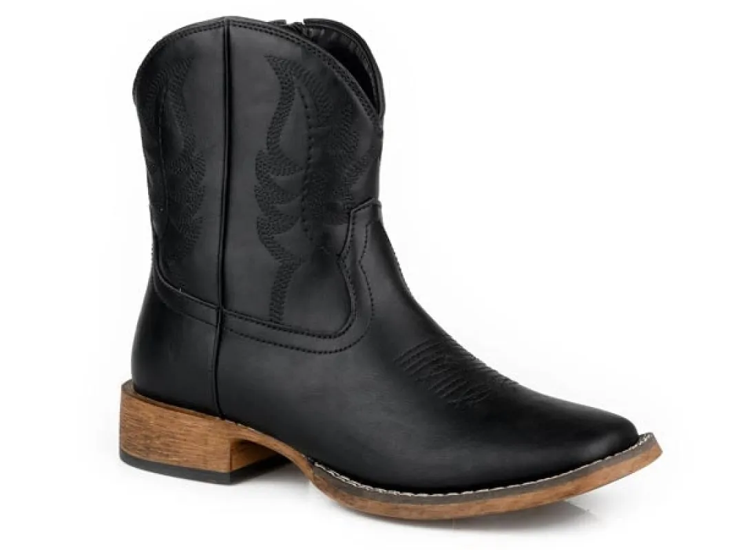 Roper Shayla (Black) - Women's Cowgirl Boot made by Roper