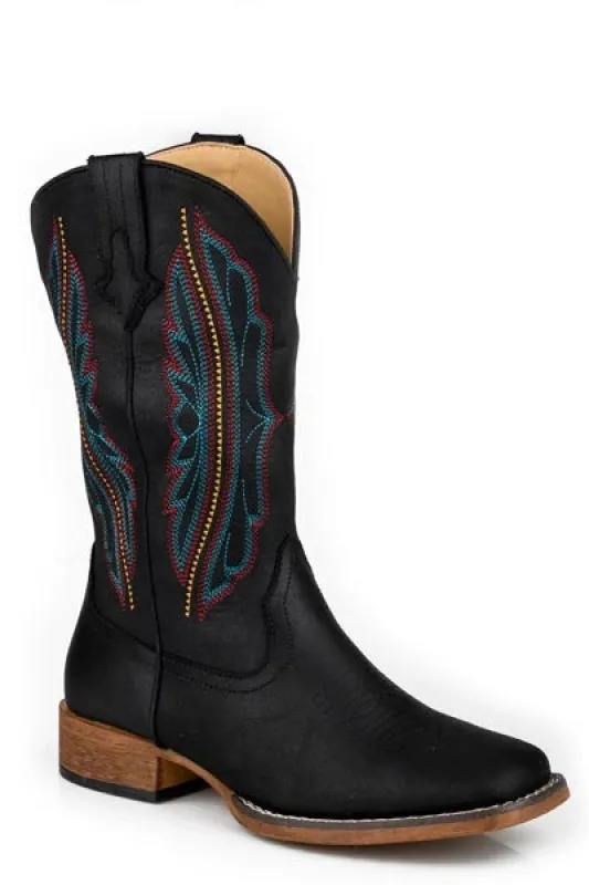 Roper Loretta (Black) - Women's Cowgirl Boot made by Roper