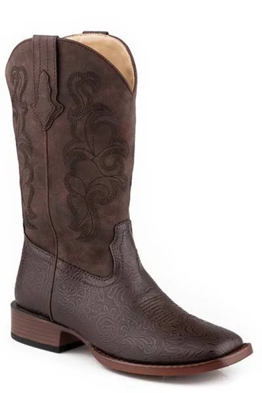 Roper Kacey (Brown) - Women's Cowgirl Boot made by Roper