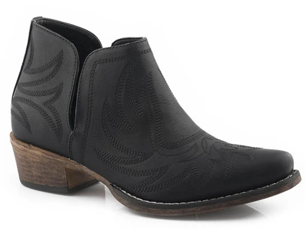 Roper Ava (Black) - Women's Cowgirl Boot made by Roper