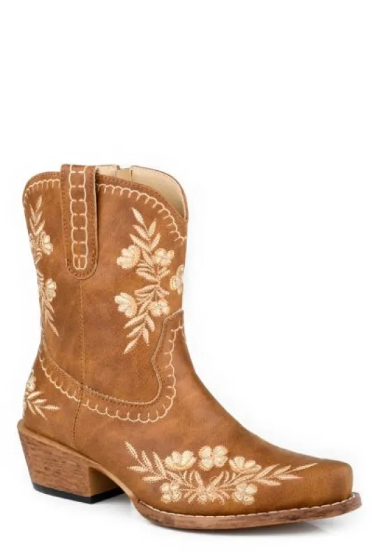 Roper Wynona (Tan) - Women's Cowgirl Boot sold by Hat Country