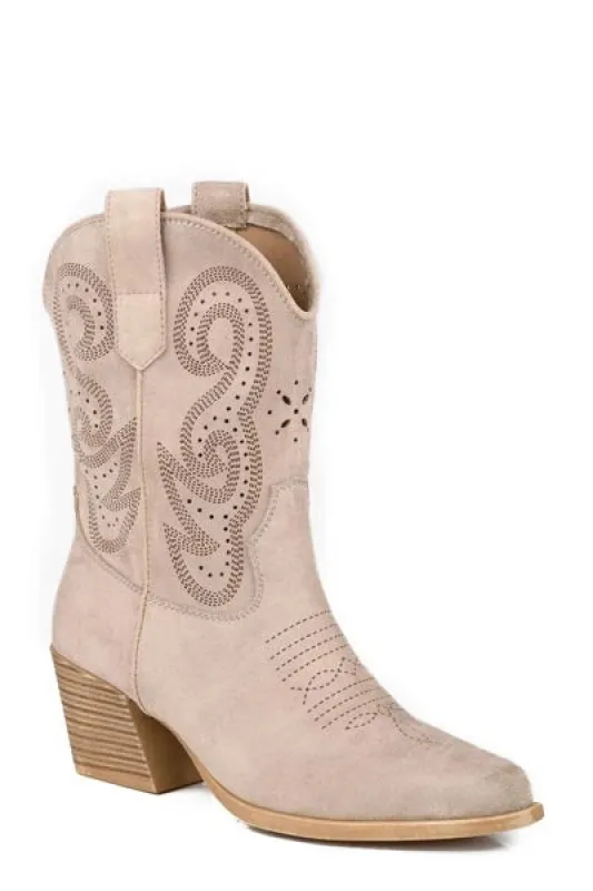 Roper Miranda (Tan) - Women's Cowgirl Boot sold by Hat Country