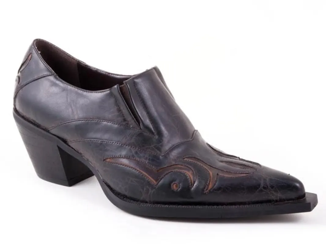 Roper Sarah (Black) - Women's Cowgirl Mule Boot sold by Hat Country