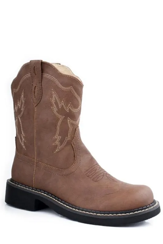 Roper Chunk Rider (Brown) - Women's Work Boot made by Roper