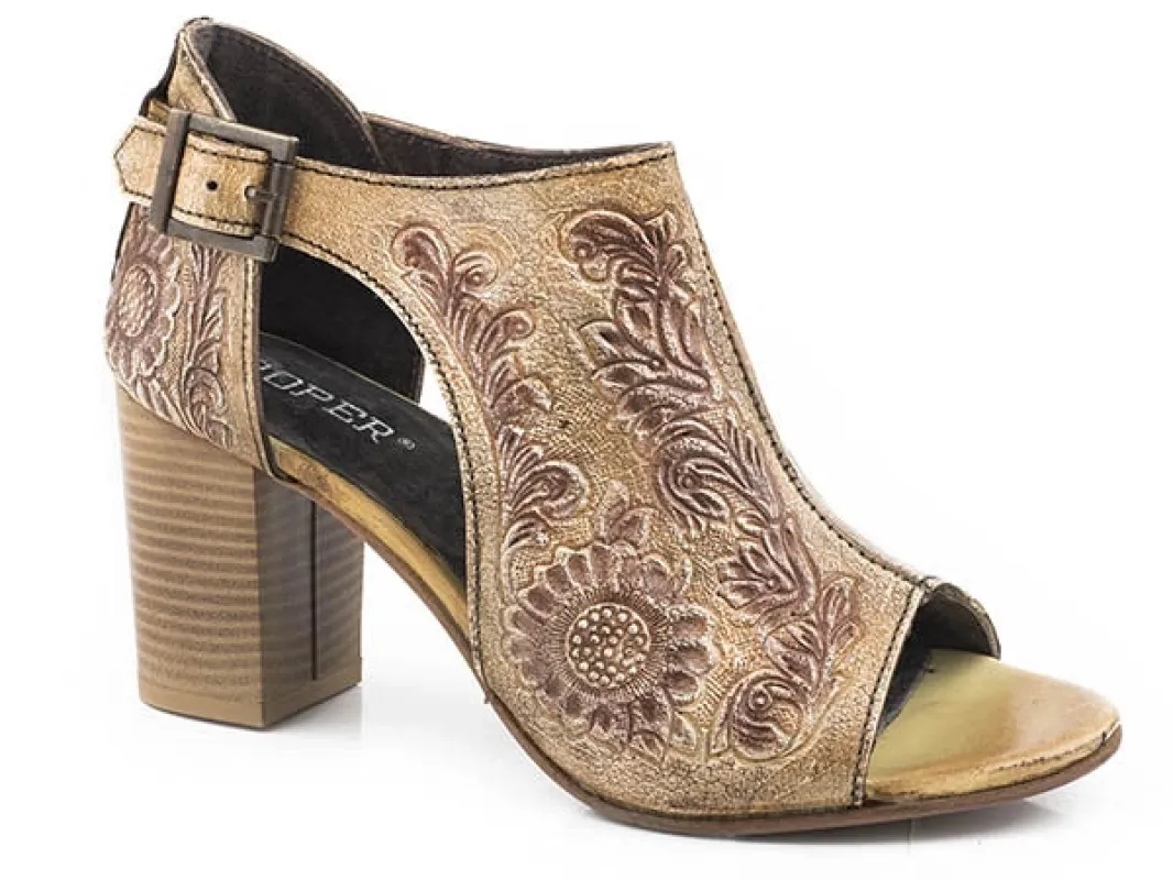Roper Mika (Beige) - Women's Sandals sold by Hat Country