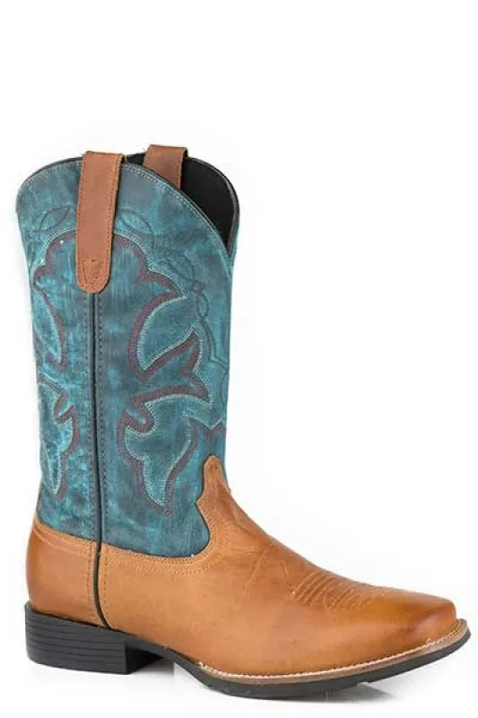 Roper Monterey (Blue) - Men's Cowboy Boot sold by Hat Country