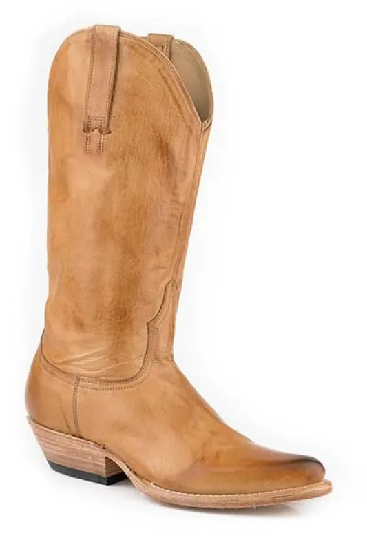 Stetson Darby (Tan) - Women's Leather Cowgirl Boot sold by Hat Country