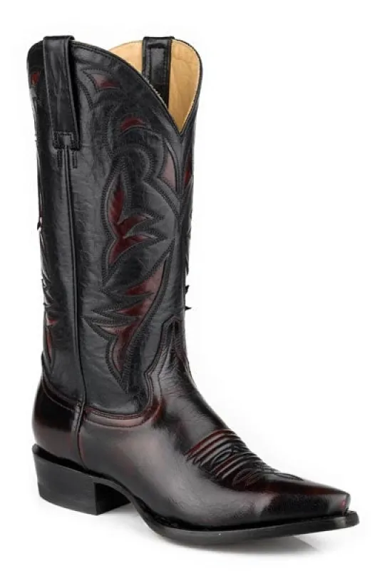 Stetson Georgia (Black Cherry) - Women's Leather Cowgirl Boot sold by Hat Country