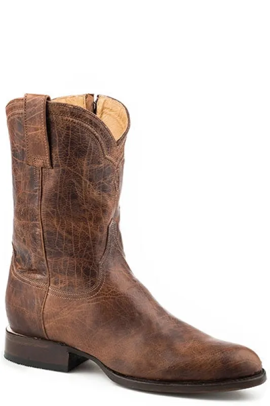 Stetson Rancher Zip Roper (Tan) - Men's Cowboy Boot sold by Hat Country