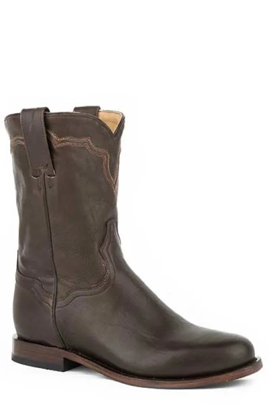 Stetson Puncher (Brown) - Men's Cowboy Boot sold by Hat Country