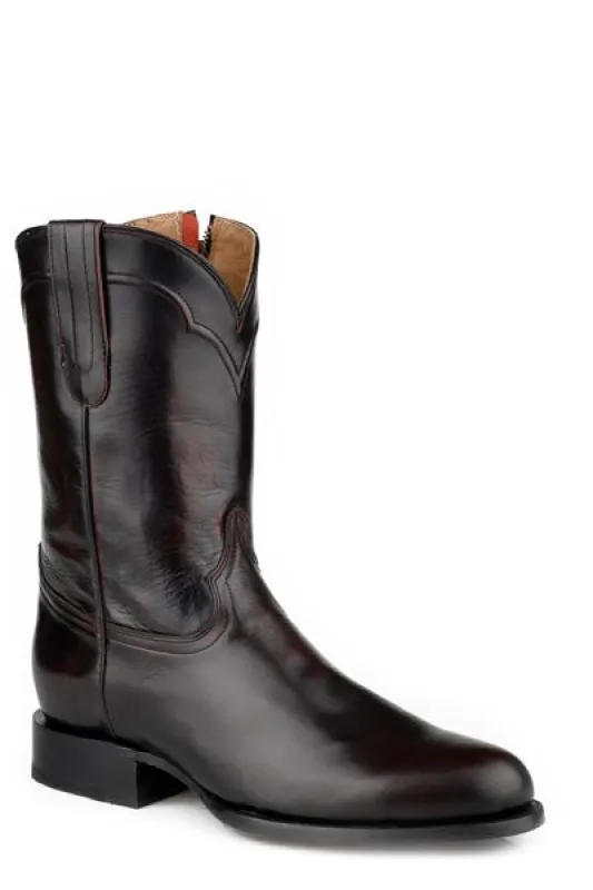 Stetson Cash (Black Cherry) - Men's Cowboy Boot made by Stetson