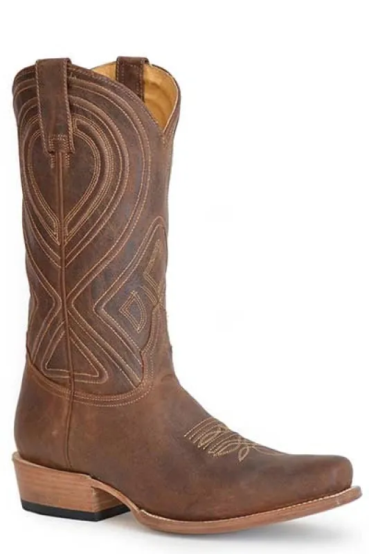 Stetson Mossman (Brown) - Men's Cowboy Boot sold by Hat Country