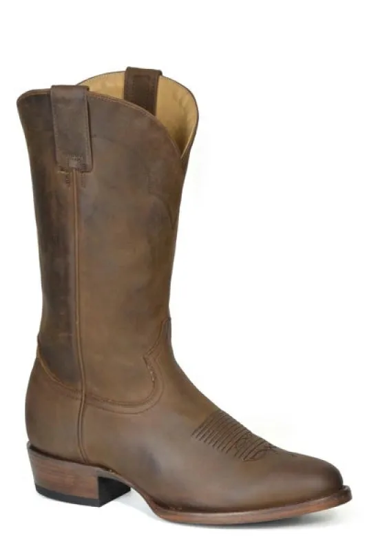 Stetson Crocket (Brown) - Men's Cowboy Boot sold by Hat Country