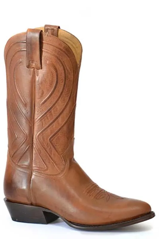 Stetson Mossman (Light Brown) - Men's Cowboy Boot sold by Hat Country