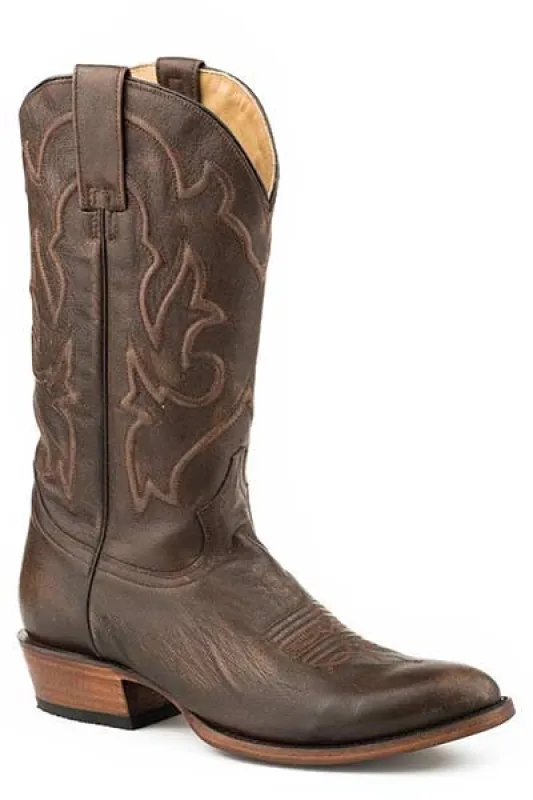 Stetson Carlisle (Dark Brown) - Men's Cowboy Boot sold by Hat Country