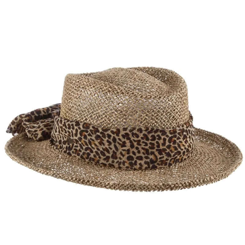 Scala Etna - Women's Seagrass Straw Gambler Hat sold by Hat Country